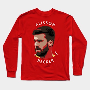 Alisson Becker LFC Liverpool FC Long Sleeve T-Shirt